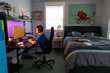 © Raymond Forbes LLC/Stocksy - Young Boys Portrait Gamer on Computer  home bedroom headphones