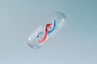 © Giada Canu/Stocksy - 3D Render of DNA in Capsule