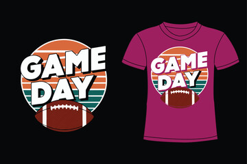 game day t shirt design