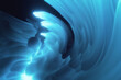 © Cosma Andrei/Stocksy - Abstract background with blue ice waves