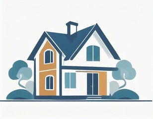 Wall Mural - house vector icon on white background, logo