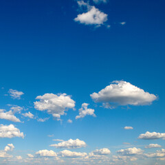 Wall Mural - blue sky covered clouds
