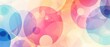 © SKIMP Art - abstract background with colorful circles, pastel colors, in the style of watercolor Generative AI