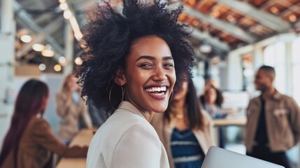 Canvas Print - Confident Young Professional Smiling