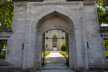 Wall Mural - View from Suleymaniye mosque. Istanbul, Turkey, popular travel destination