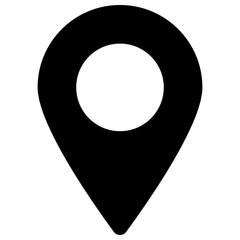 Wall Mural - location solid icon