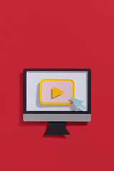 Play symbol for your web site design