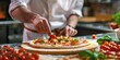 © Valentine - chef makes pizza Generative AI