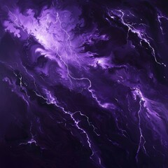 Wall Mural - background with dark purple clouds. purple electrical storm in a digital cloud for an energy concept