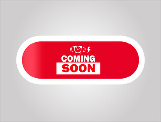  red flat sale web banner for coming soon banner and poster