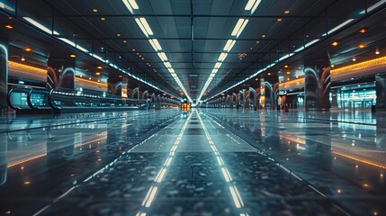 Wall Mural - Aerial view of a busy airport terminal with planes parked at gates, resembling a kaleidoscope pattern, showcasing modern aviation infrastructure.