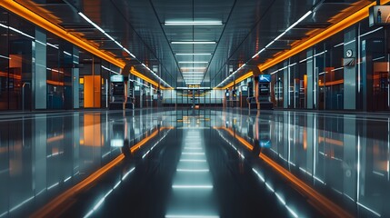 Canvas Print - Aerial view of a busy airport terminal with planes parked at gates, resembling a kaleidoscope pattern, showcasing modern aviation infrastructure.