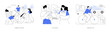 © Visual Generation - Care for environment isolated cartoon vector illustrations se