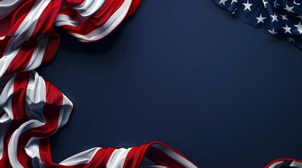 Happy Independence Day (US) Background with Copy Space for Text. 