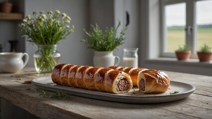 Sticker - Pølsehorn (Sausage Rolls)