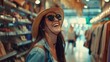 © VizGen - A Happy Girl Shopping In A Fashion Store, Her Excitement Palpable As She Explores New Styles, Hd Images