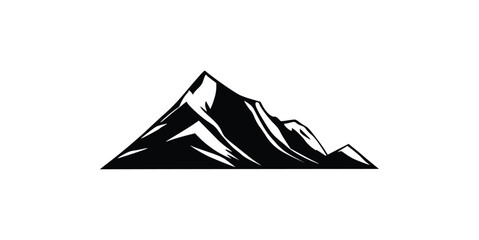 Mountain Silhouette Landscape Icon Peak Illustration