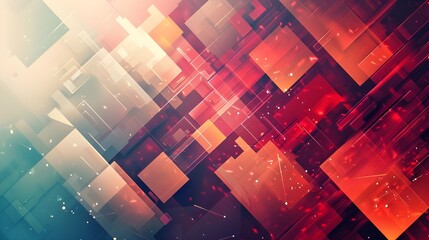 abstract background with squares