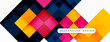© antishock - Dynamic colorful squares background. Vector Illustration For Wallpaper, Banner, Background, Card, Book Illustration, landing page