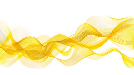 abstract modern yellow lines background vector illustration.