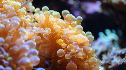 Wall Mural - An essential part of the coral life cycle the synchronized spawning event is a wonder to behold.