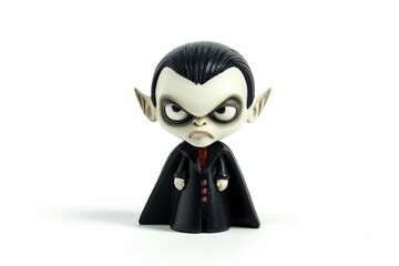 Wall Mural - Miniature vampire, isolated on white