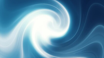 Wall Mural - Blue looped background of twisted swirling energy magical glowing light lines abstract background energy futuristic rays. Video in high quality 4k, motion design