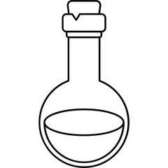 Wall Mural - Laboratory Glassware Icon