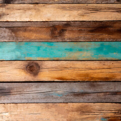 Wall Mural - Beach Colorful wood planks backgrounds