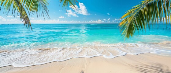 stunning beach scene image