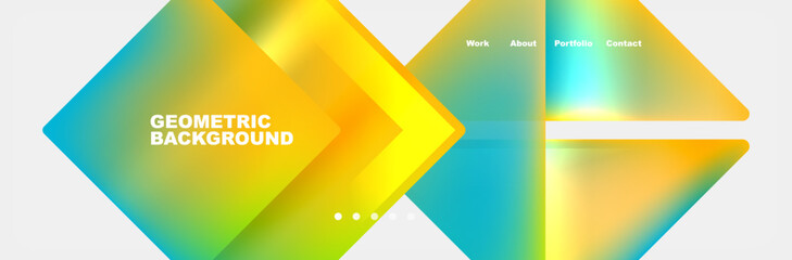 Triangle minimal web site page background design. Vector Illustration For Wallpaper, Banner, Background, Card, Book Illustration, landing page