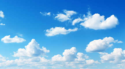 Wall Mural - blue sky with white cloud background. white cloud with blue sky background