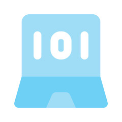 Wall Mural - premium icon of binary coding in trendy style