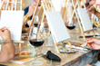 © Alfonso Soler - social painting class with wine enjoyment