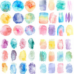 Sticker - colours spot stain ink stroke colourful pastel splash rough creativity watercolor effect paint liquid purple artistic graphic grunge brush composition blot acrylic wallpaper drawing drawn shape paper