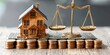 © Iryna - Navigating housing law: scales of justice, gavel, and real estate concepts.