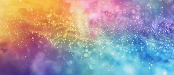 Wall Mural - Colorful abstract bokeh light background