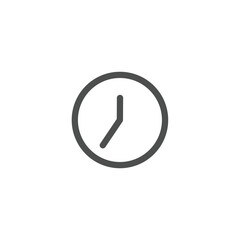 wall clock icon vector template