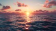 © Be Naturally - Natural beauty of a sunset over a calm sea