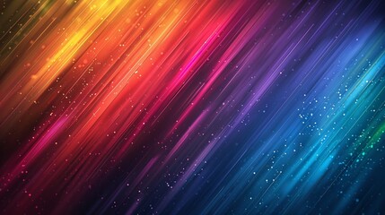 Wall Mural - Rainbow striped pattern background