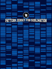 Wall Mural - pattern jersey for sublimation