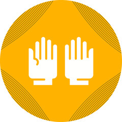 Wall Mural - Gloves Vector Icon