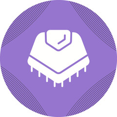 Sticker - Poncho Vector Icon