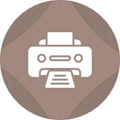 Poster - Printer Vector Icon