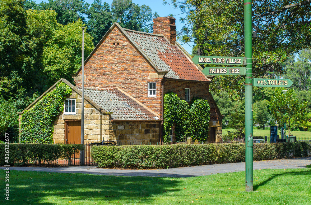 Historic heritage building of Captain Cook's Cottage, in the Fitzroy ...