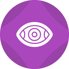 Canvas Print - Eye Vector Icon