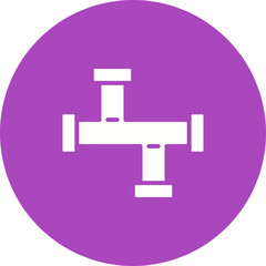 Sticker - Conduit Pipe Vector Icon