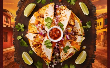 Poster - Exploring Authentic Mexico Quesadillas