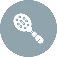 Sticker - Slotted Spoon Vector Icon