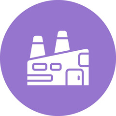 Wall Mural - Factory Vector Icon